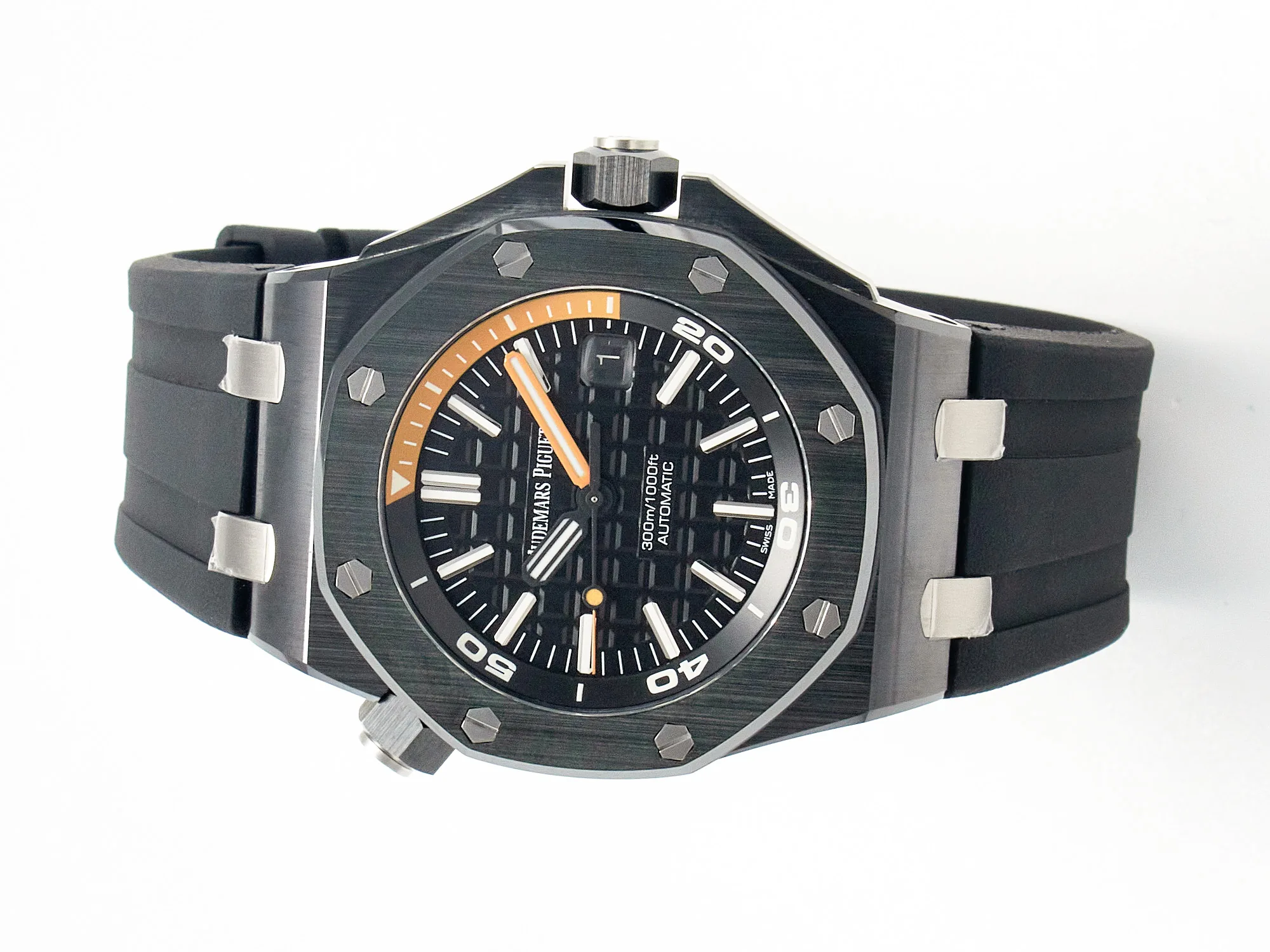 Royal Oak Offshore Diver 15707 cerámica negra ZF 1:1 Best Edition SA3120 Super Clone - Imagen 20