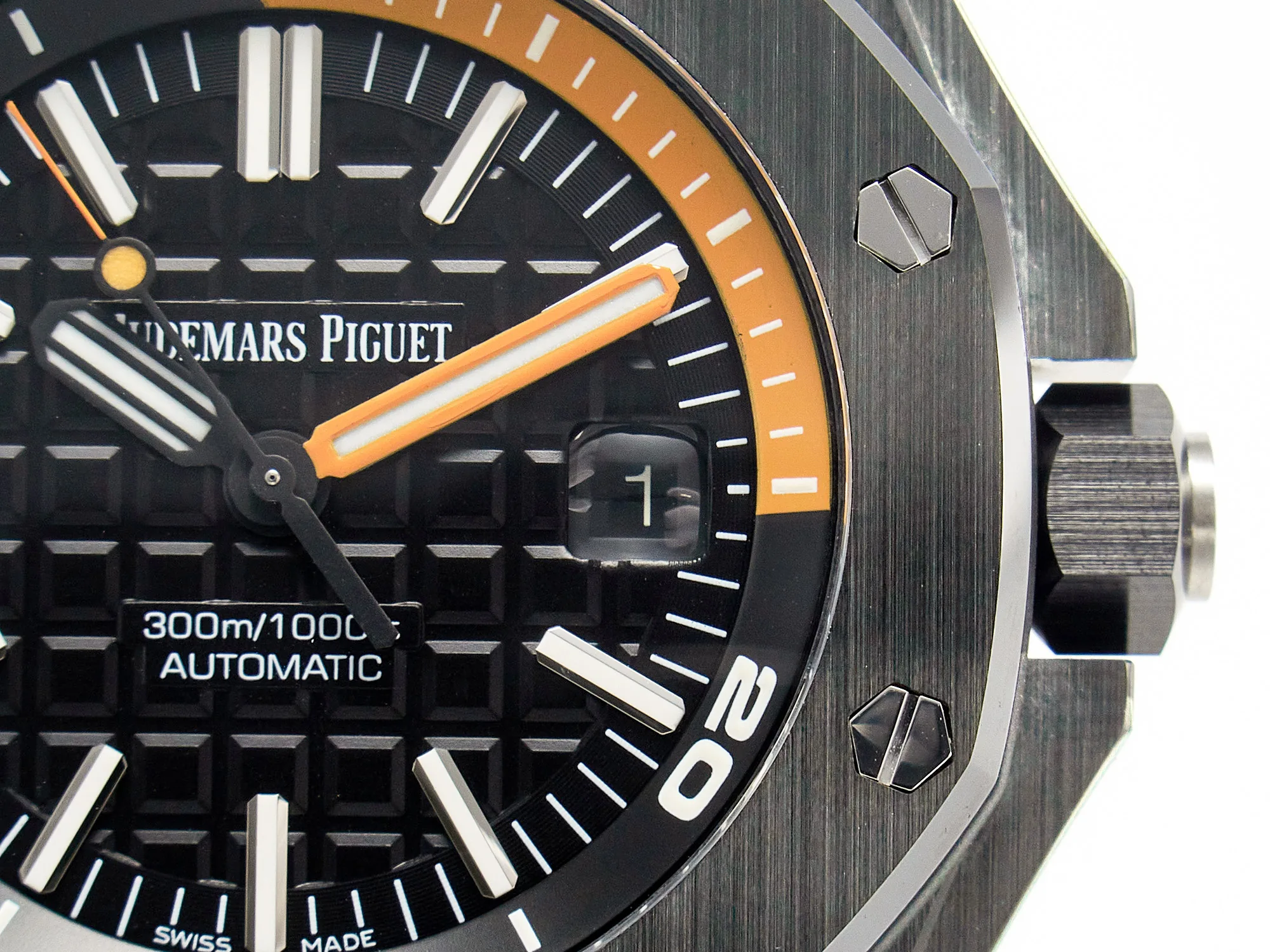 Royal Oak Offshore Diver 15707 cerámica negra ZF 1:1 Best Edition SA3120 Super Clone - Imagen 10