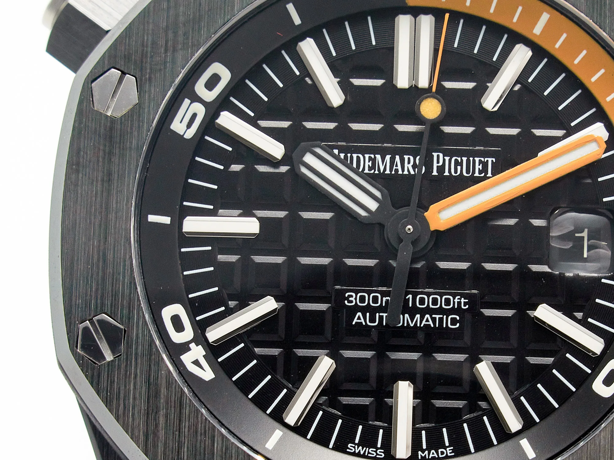 Royal Oak Offshore Diver 15707 cerámica negra ZF 1:1 Best Edition SA3120 Super Clone - Imagen 11