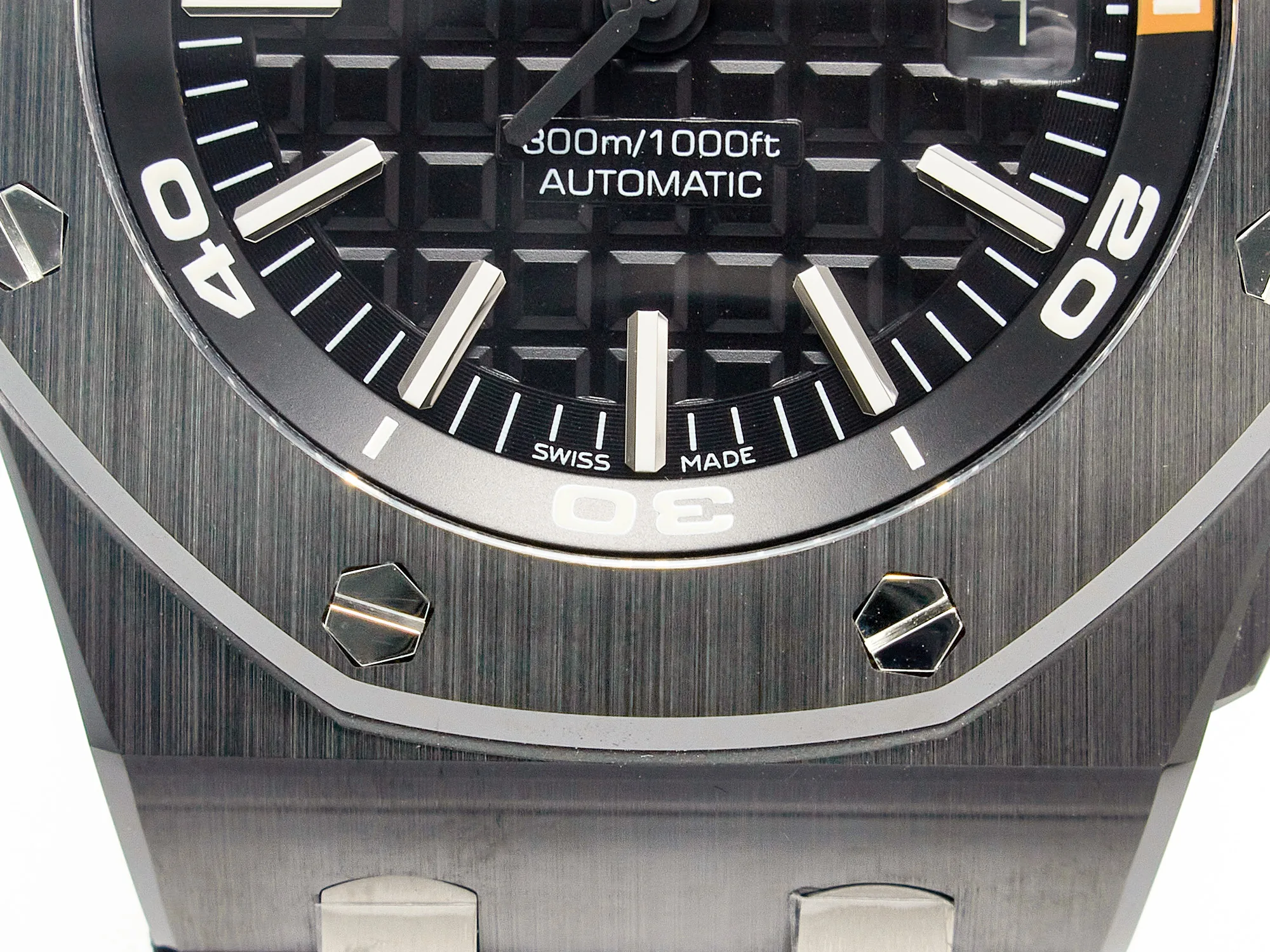 Royal Oak Offshore Diver 15707 cerámica negra ZF 1:1 Best Edition SA3120 Super Clone - Imagen 15