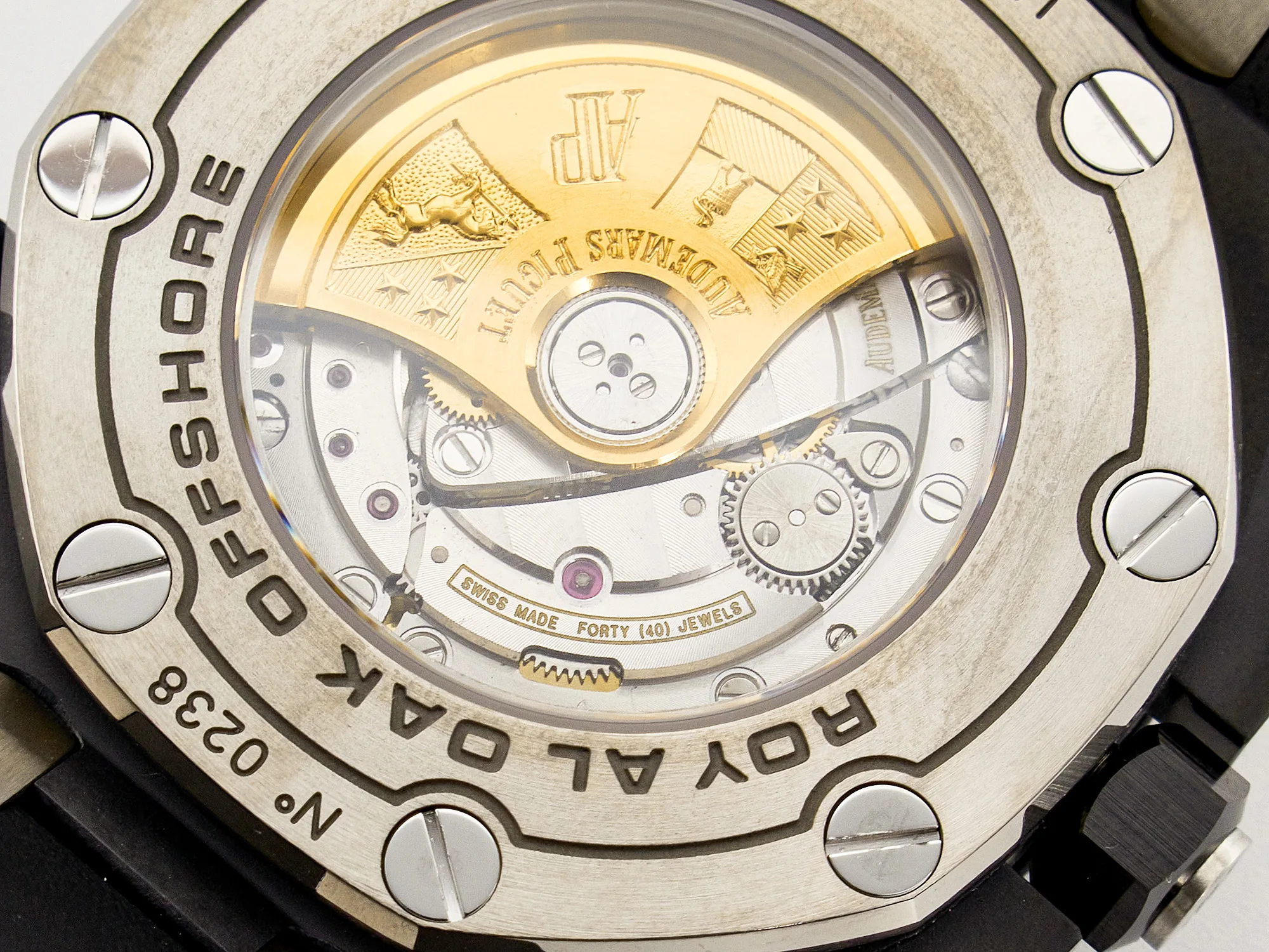 Royal Oak Offshore Diver 15707 cerámica negra ZF 1:1 Best Edition SA3120 Super Clone - Imagen 17