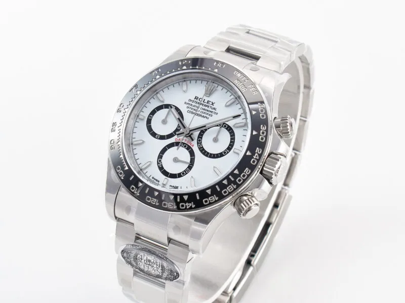 Daytona Panda 116500 Clean Factory 1:1 Best Edition caja y brazalete SS 904L esfera blanca SH4131 - Imagen 7