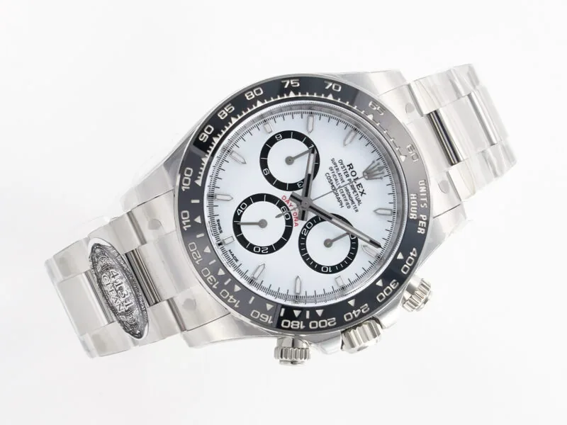 Daytona Panda 116500 Clean Factory 1:1 Best Edition caja y brazalete SS 904L esfera blanca SH4131 - Imagen 8
