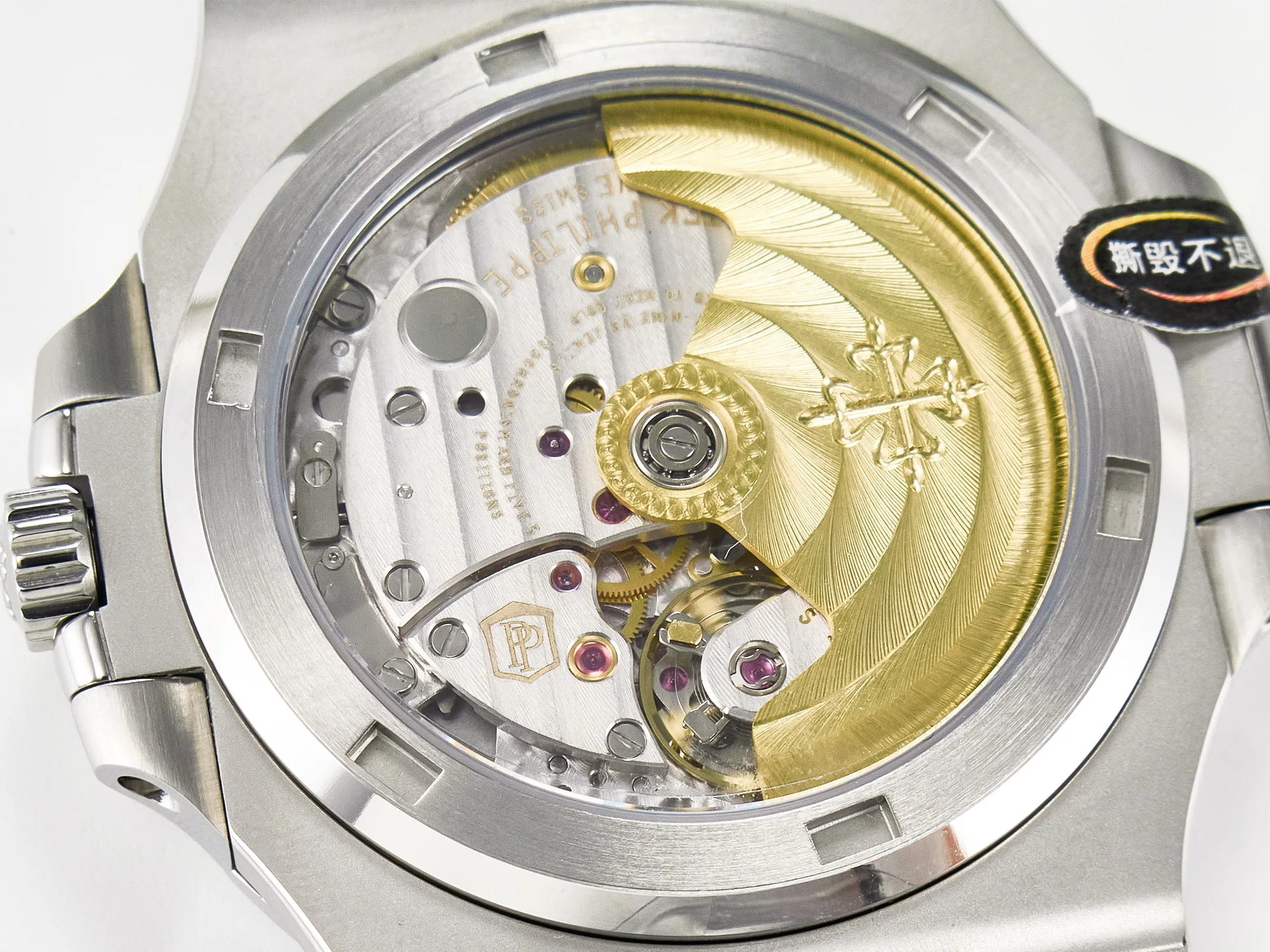Nautilus 5711 3KF 1:1 Best Edition cadran blanc sur bracelet SS A324 Super Clone V2 – Image 26