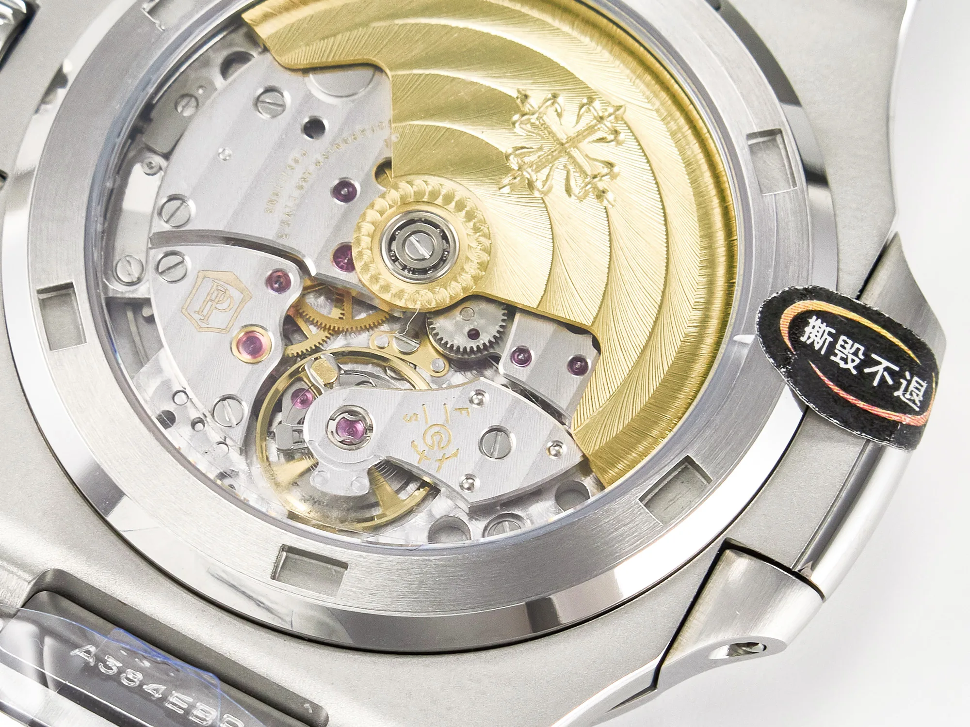 Nautilus 5711 3KF 1:1 Best Edition cadran blanc sur bracelet SS A324 Super Clone V2 – Image 24