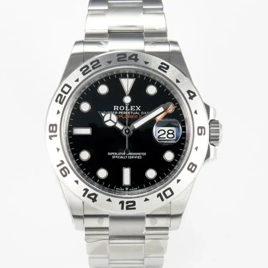 Explorer II 42mm 226570 904L SS VSF 1:1 Best Edition Black Dial on Bracelet DD3285 CHS
