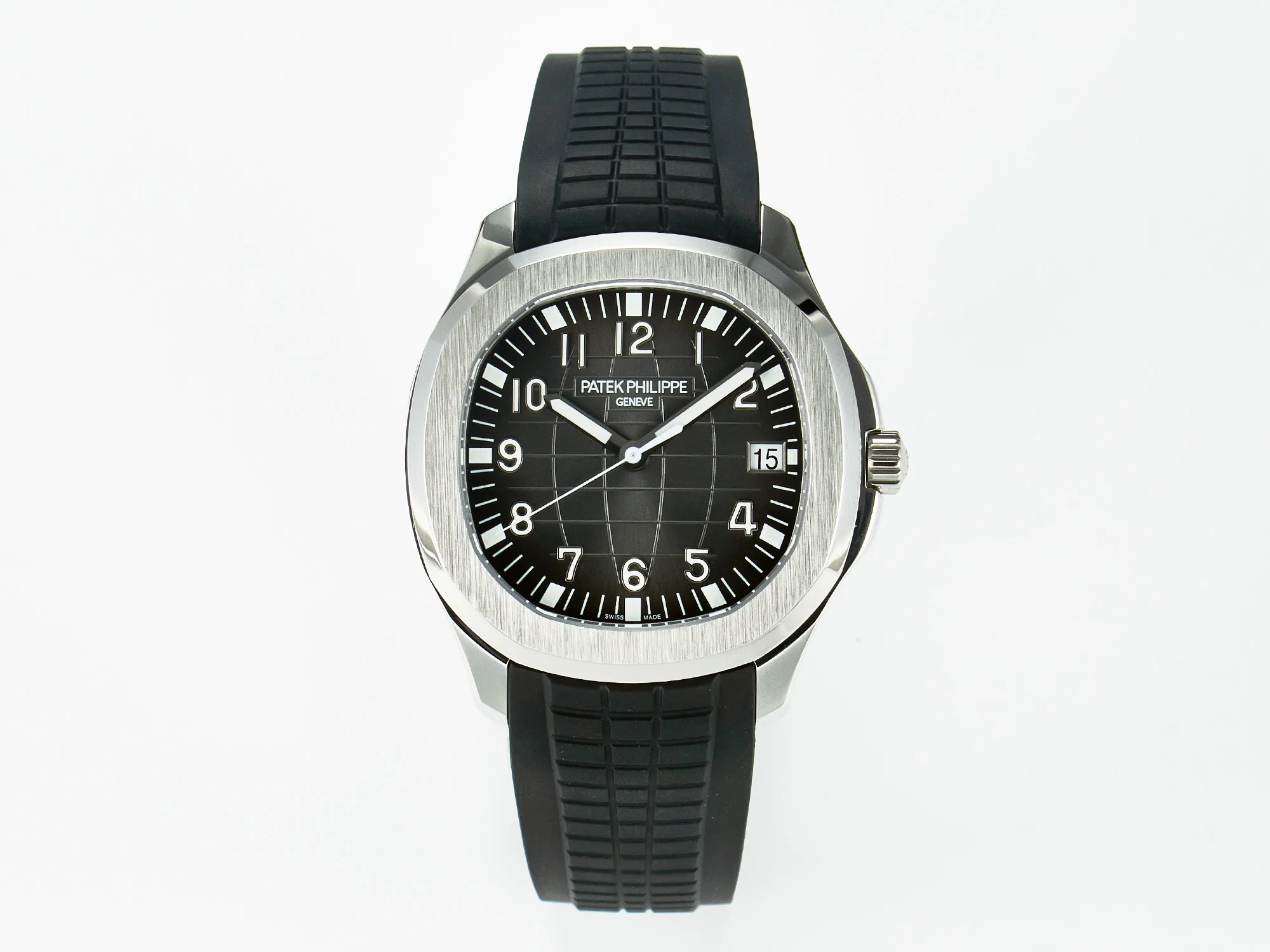Aquanaut 5167A SS ZF 1:1 Best Edition cadran noir sur bracelet en caoutchouc noir A324 Super Clone(nouveau fermoir) – Image 2