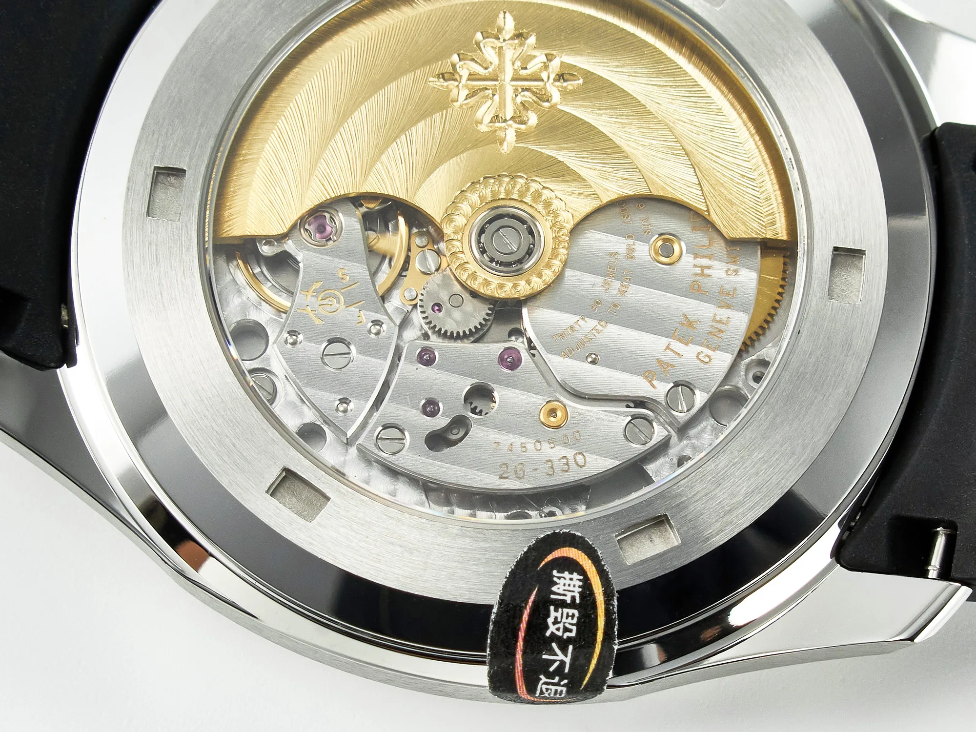 Aquanaut 5167A SS ZF 1:1 Best Edition cadran noir sur bracelet en caoutchouc noir A324 Super Clone(nouveau fermoir) – Image 19