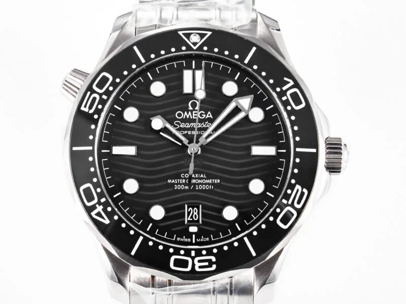 Seamaster Diver 300M VSF 1:1 Best Edition cerámica negra esfera negra con brazalete SS A8800 V2 - Imagen 5