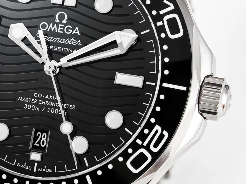 Seamaster Diver 300M VSF 1:1 Best Edition cerámica negra esfera negra con brazalete SS A8800 V2 - Imagen 12