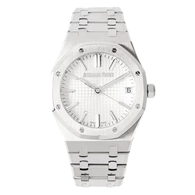 Royal Oak 15510 esfera blanca JF - Imagen 2