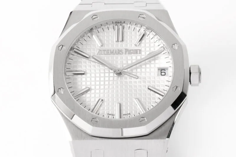 Royal Oak 15510 esfera blanca JF - Imagen 4
