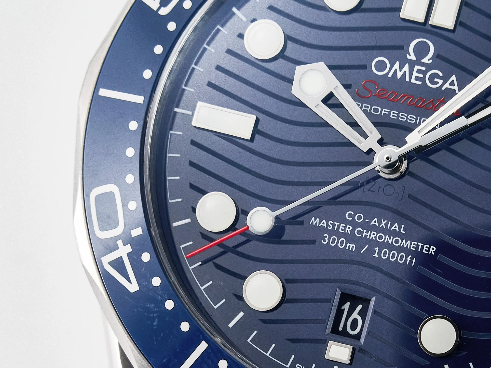 2018 Seamaster Diver 300M VSF 1:1 Best Edition Blue Ceramic Blue Dial on SS Bracelet A8800 V2