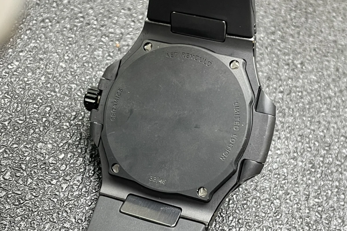 AET Nautilus 5711 Black Dial Black Ceramic