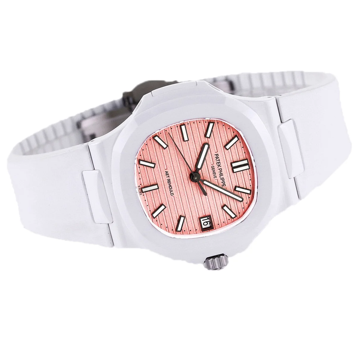 AET Nautilus 5711 Spiaggia Rosa White Ceramic