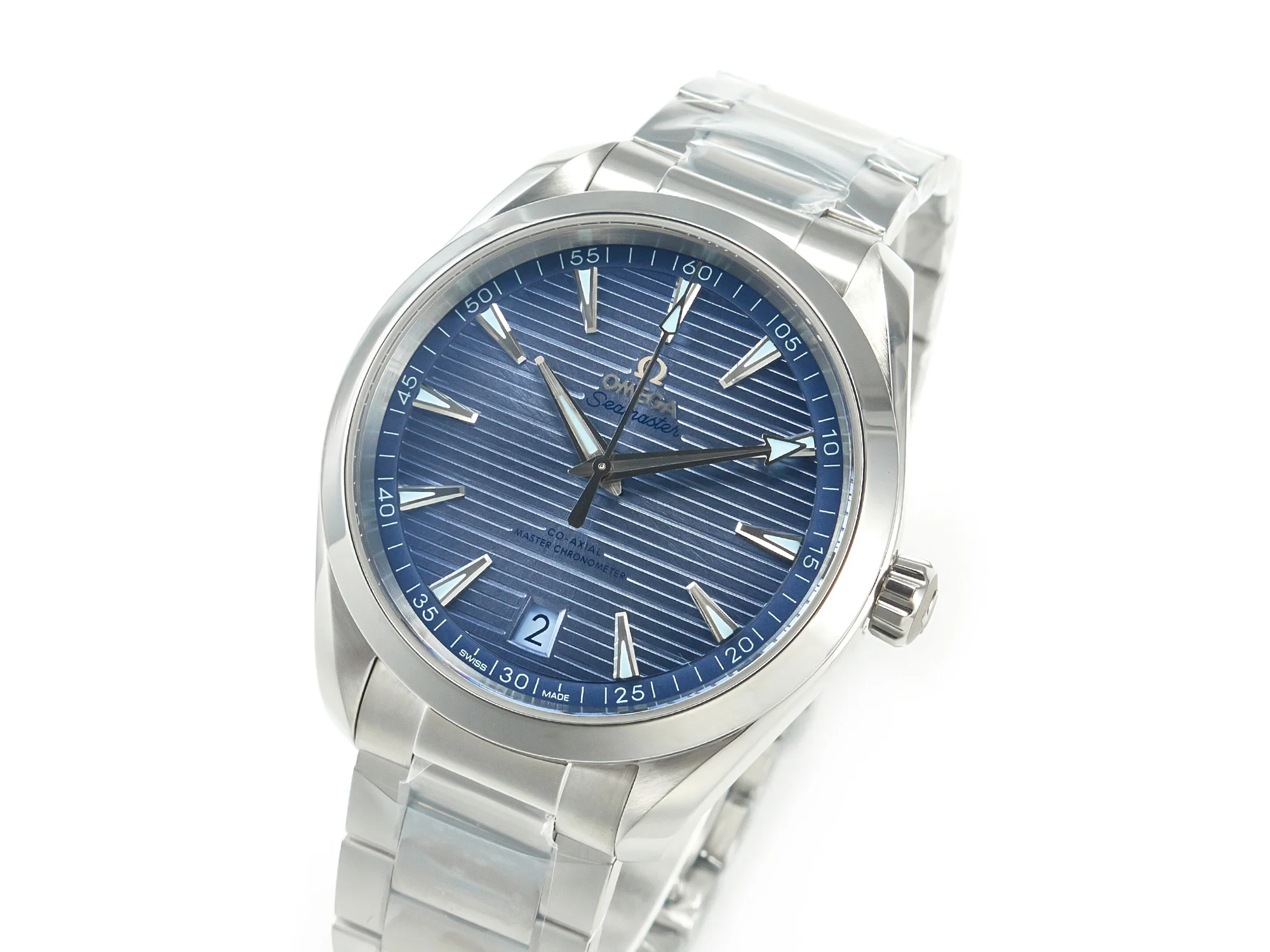Aqua Terra 150M 41mm VSF 1:1 Best Edition Summer Blue Dial on SS Bracelet A8900 Super Clone