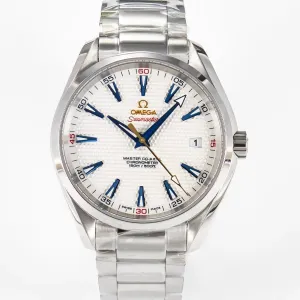 Aqua Terra 150M SS VSF 1:1 Best Edition Silver Polka Dots Dial on SS Bracelet A8500 Super Clone