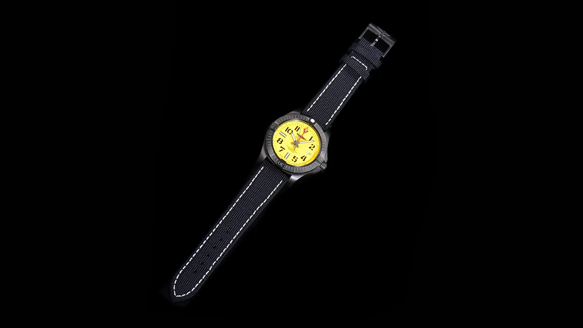 Avenger Automatic 45 Yellow Dial in PVD