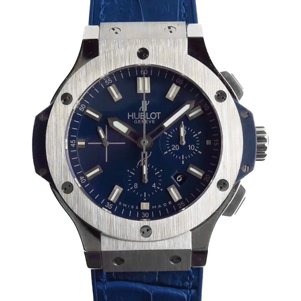 Big Bang Chronograph Evolution Steel Blue Dial