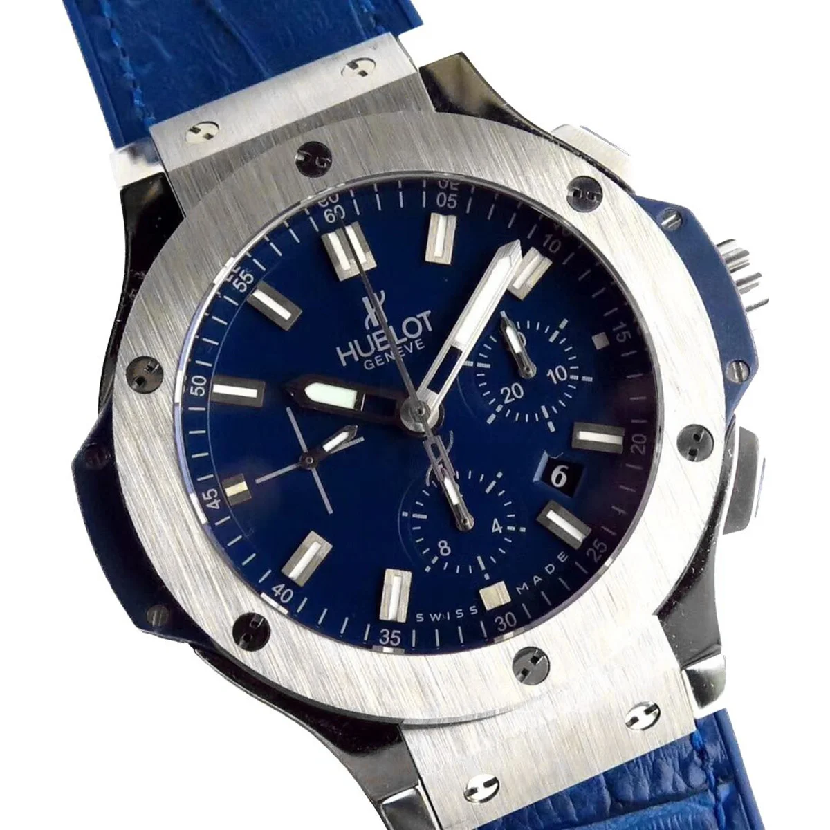 Big Bang Chronograph Evolution Steel Blue Dial