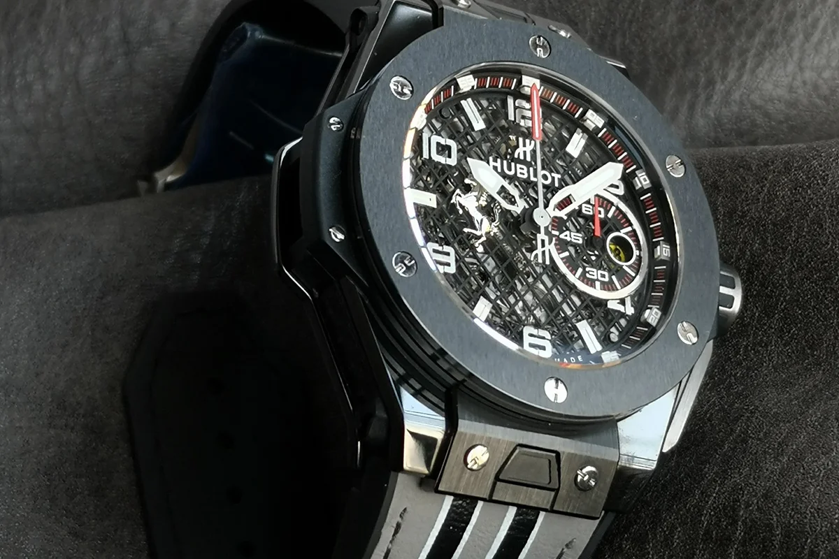Big Bang F1 Black Dial Chronograph in Ceramic