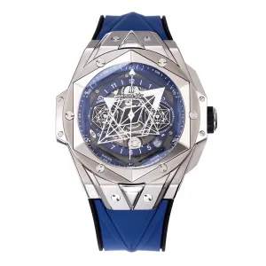 Big Bang Sang Bleu II Blue Dial in Titanium