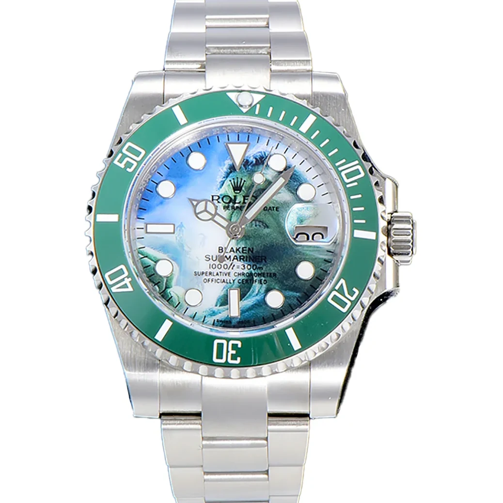 Blaken Submariner 116610 Hulk Dial on Bracelet