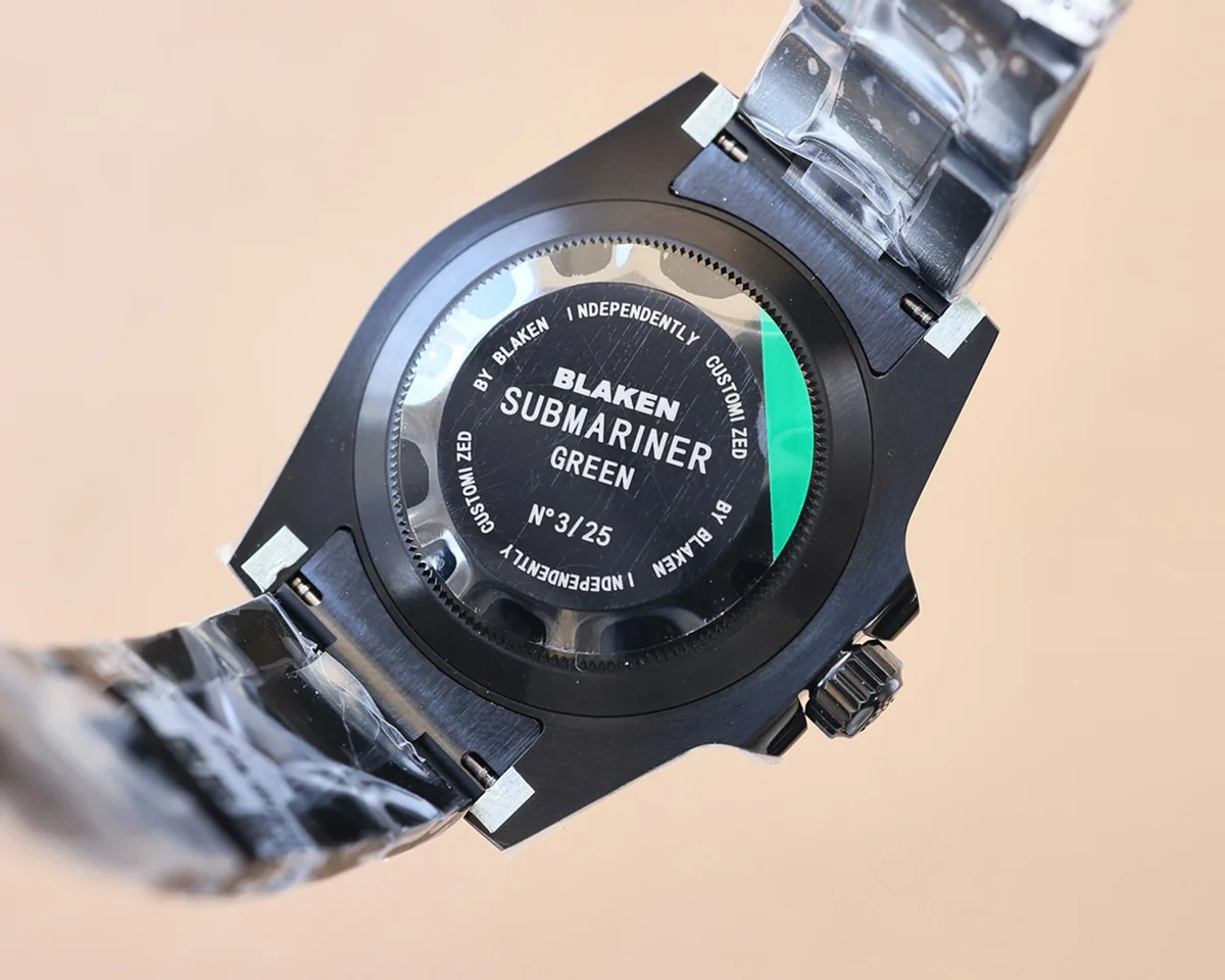 Blaken Submariner Explorer I Dial with Blue Numerals Marker