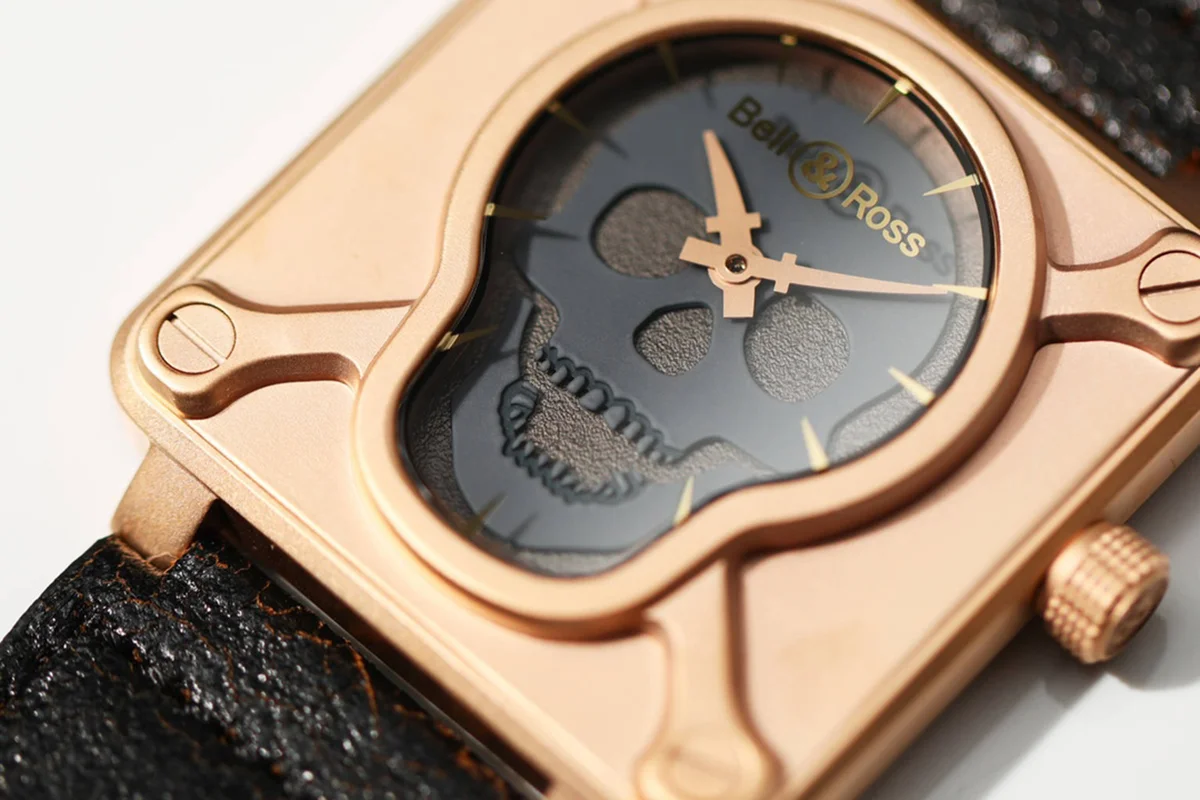BR 01 Skull Bronze Black