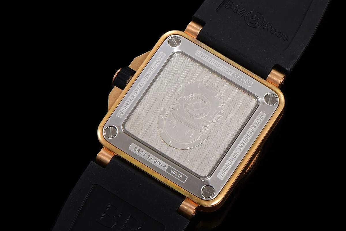 BR 03-92 Diver Black & Green Bronze