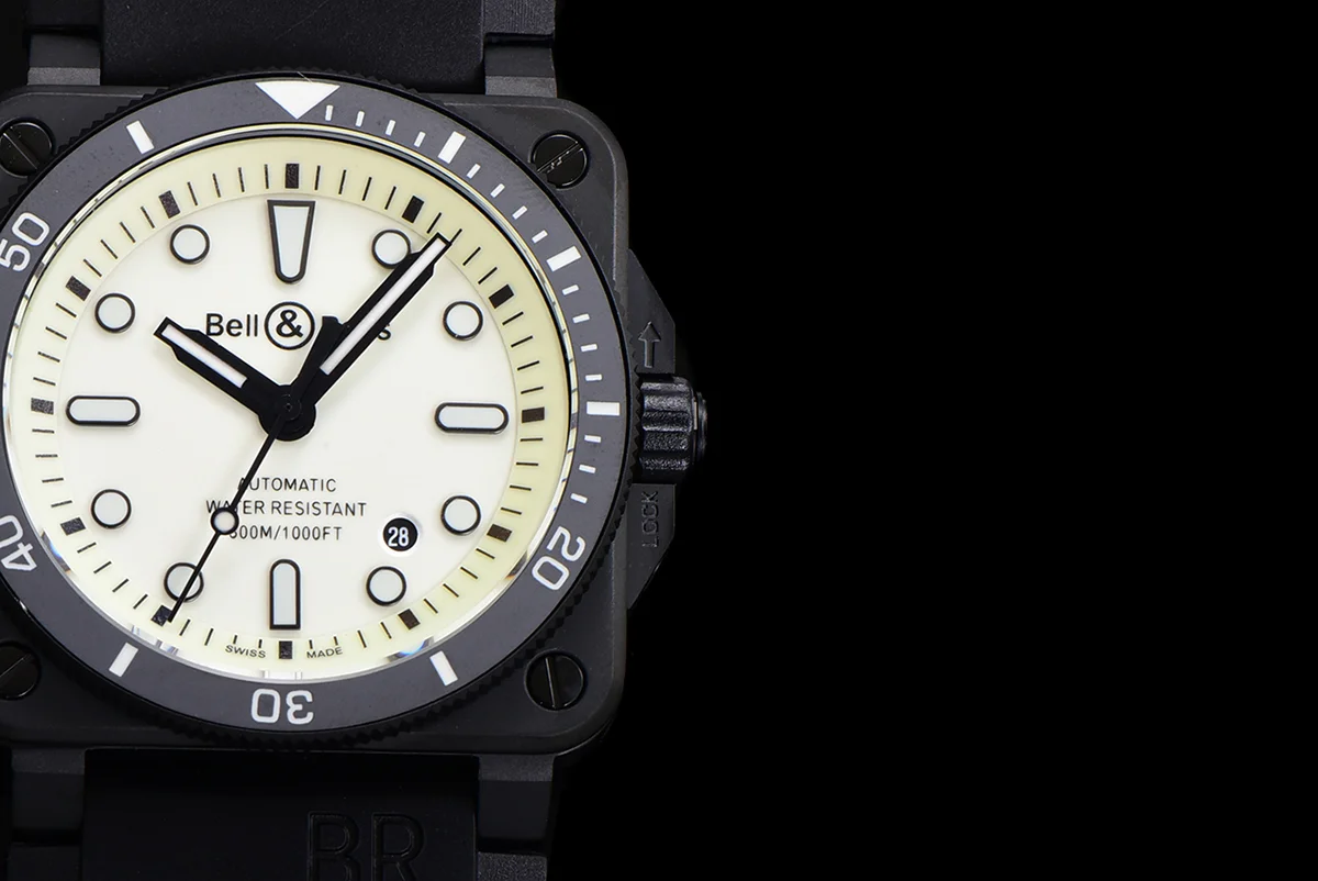 BR 03-92 White Dial in PVD