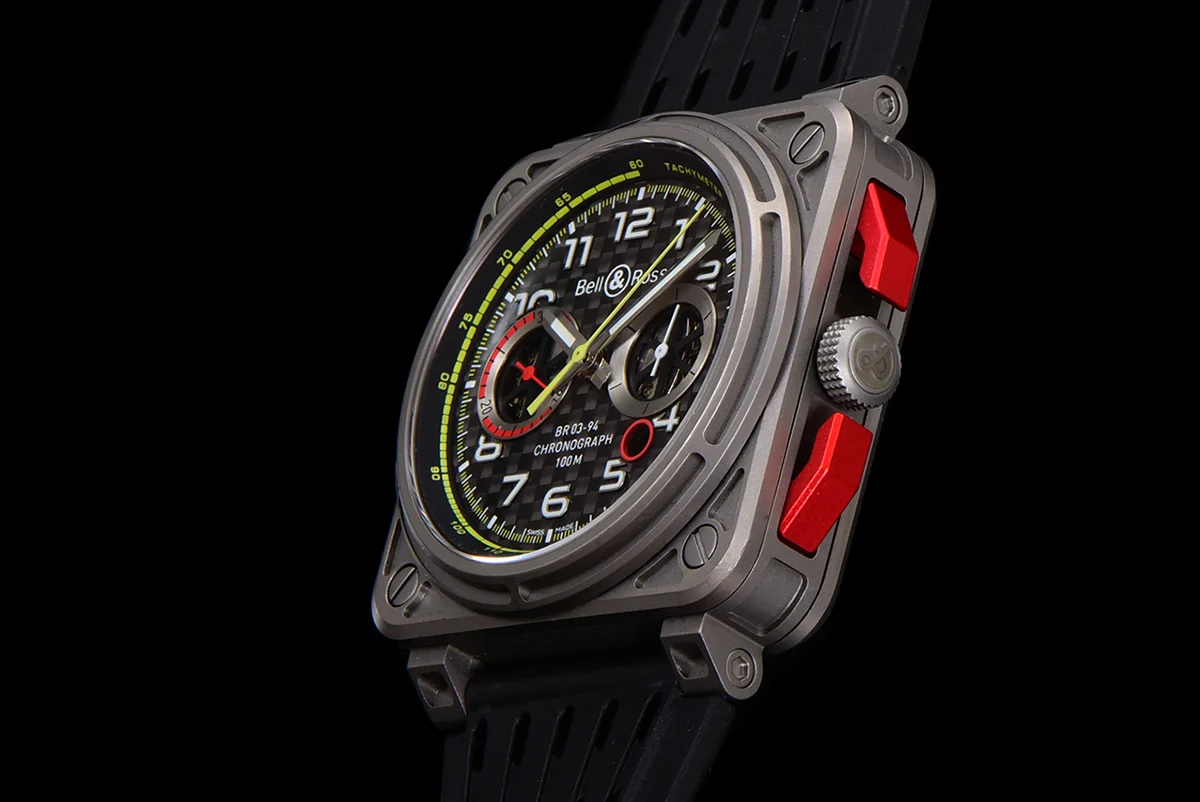 BR 03-94 Chrono Black Dial