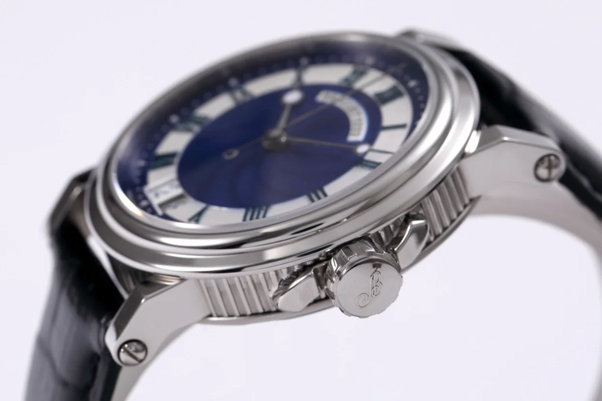 Breguet Marine Automatic Big Date 5817 Blue Dial Watch in Steel