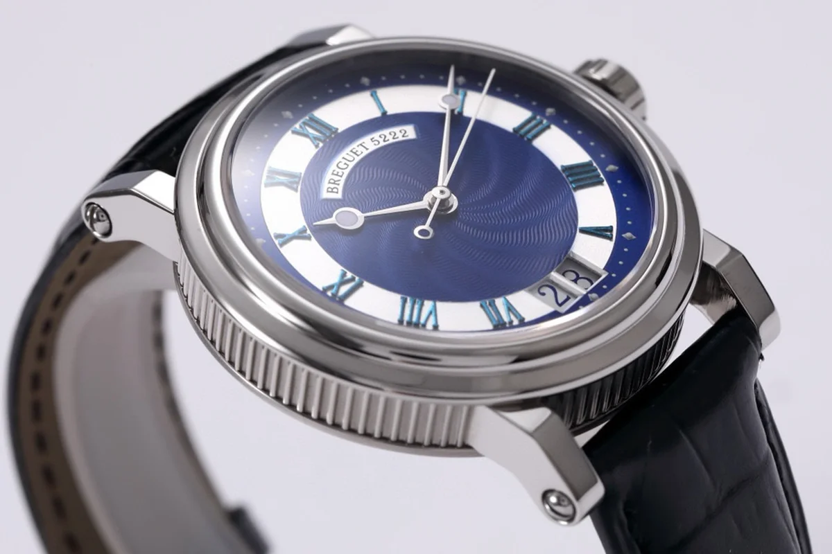 Breguet Marine Automatic Big Date 5817 Blue Dial Watch in Steel