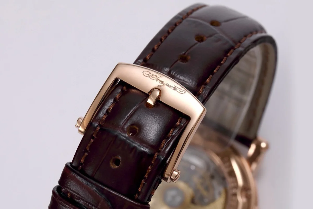 Breguet Marine Automatic Big Date 5817 Brown Dial Watch in Rose Gold