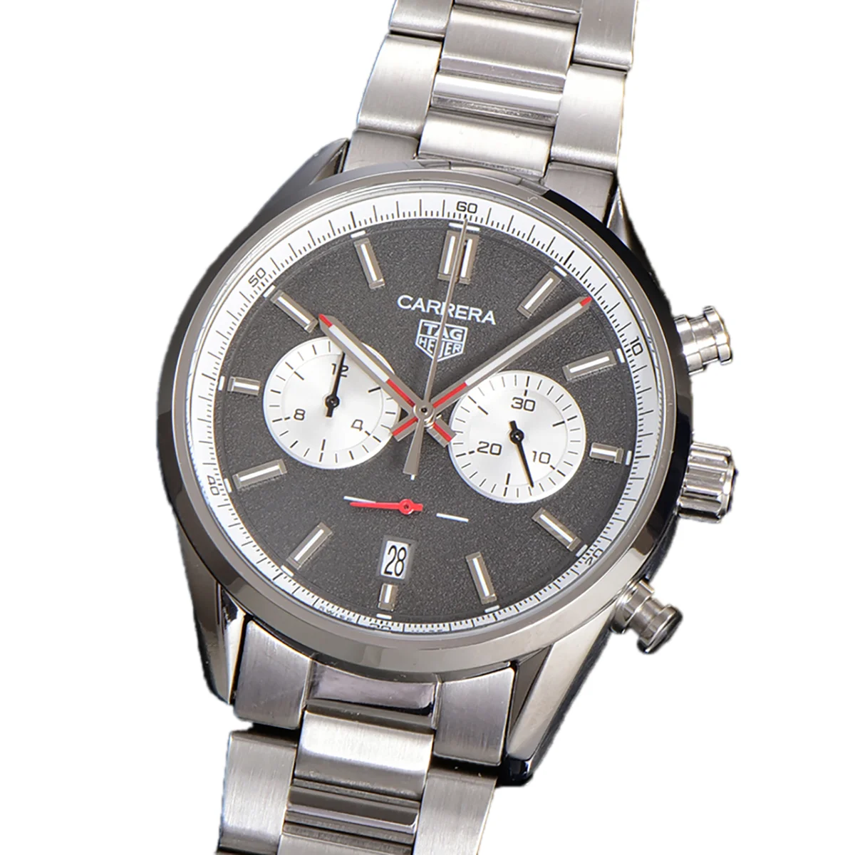 Carrera Chronograph 43 Grey Dial