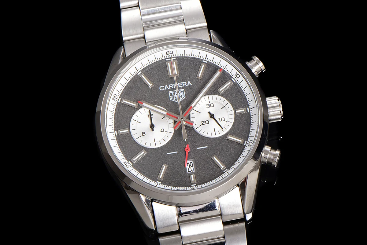 Carrera Chronograph 43 Grey Dial