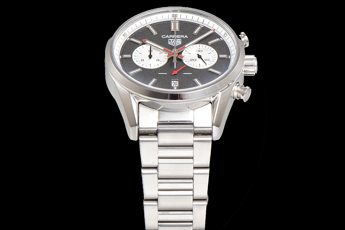 Carrera Chronograph 43 Grey Dial