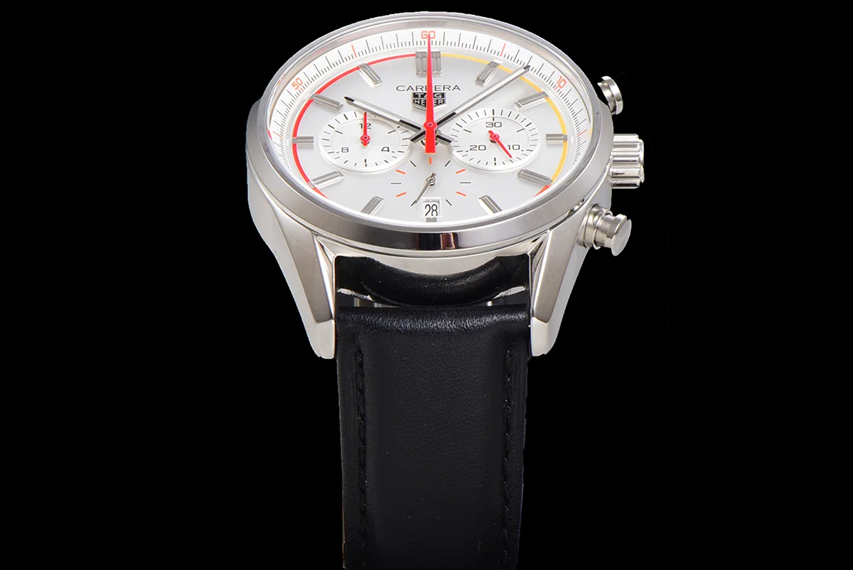 Carrera Chronosprint X Porsche 42 on Leather Strap