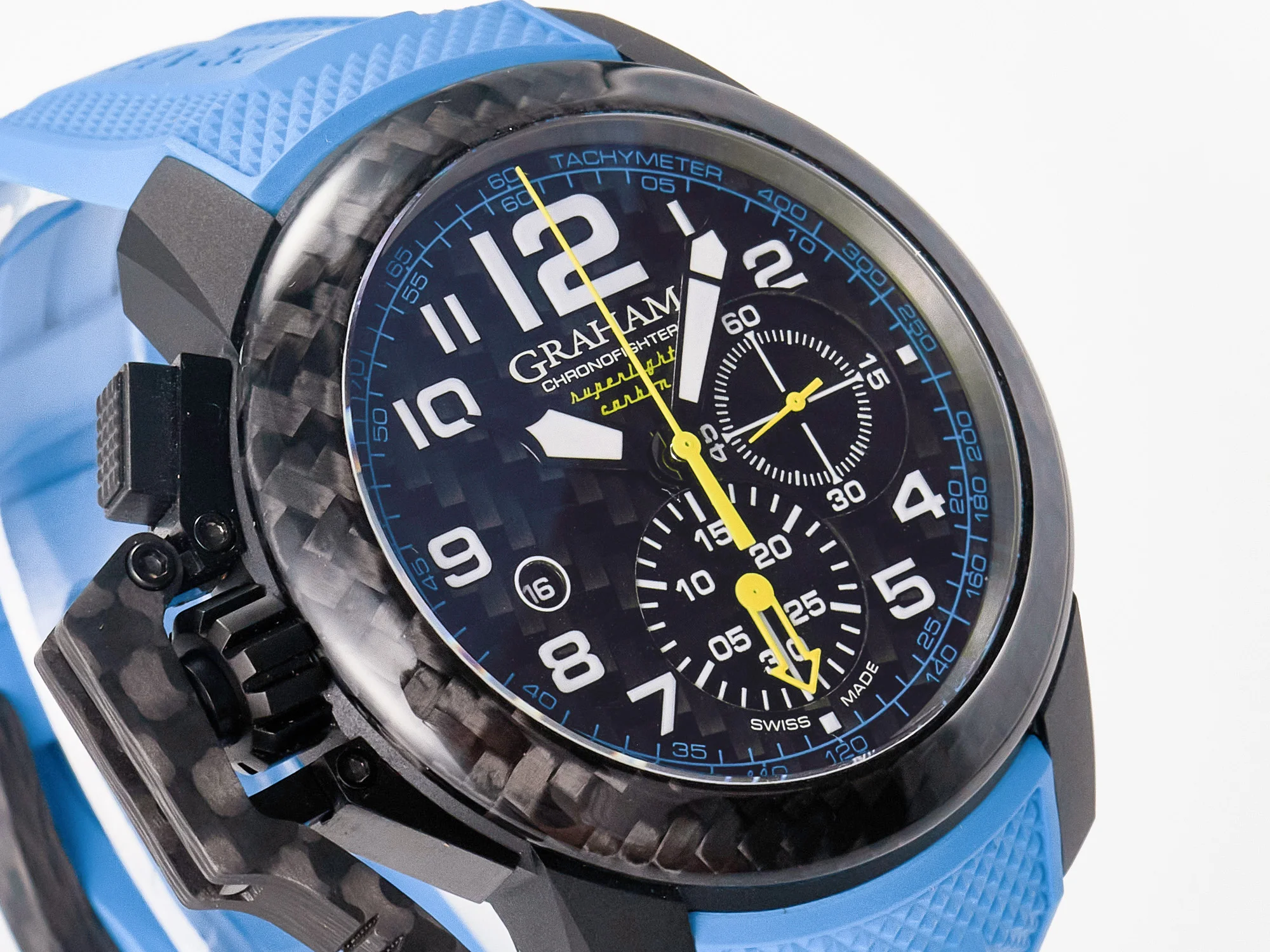 Chronofighter Superlight JKF 1:1 Best Edition on Blue Rubber Strap A7750