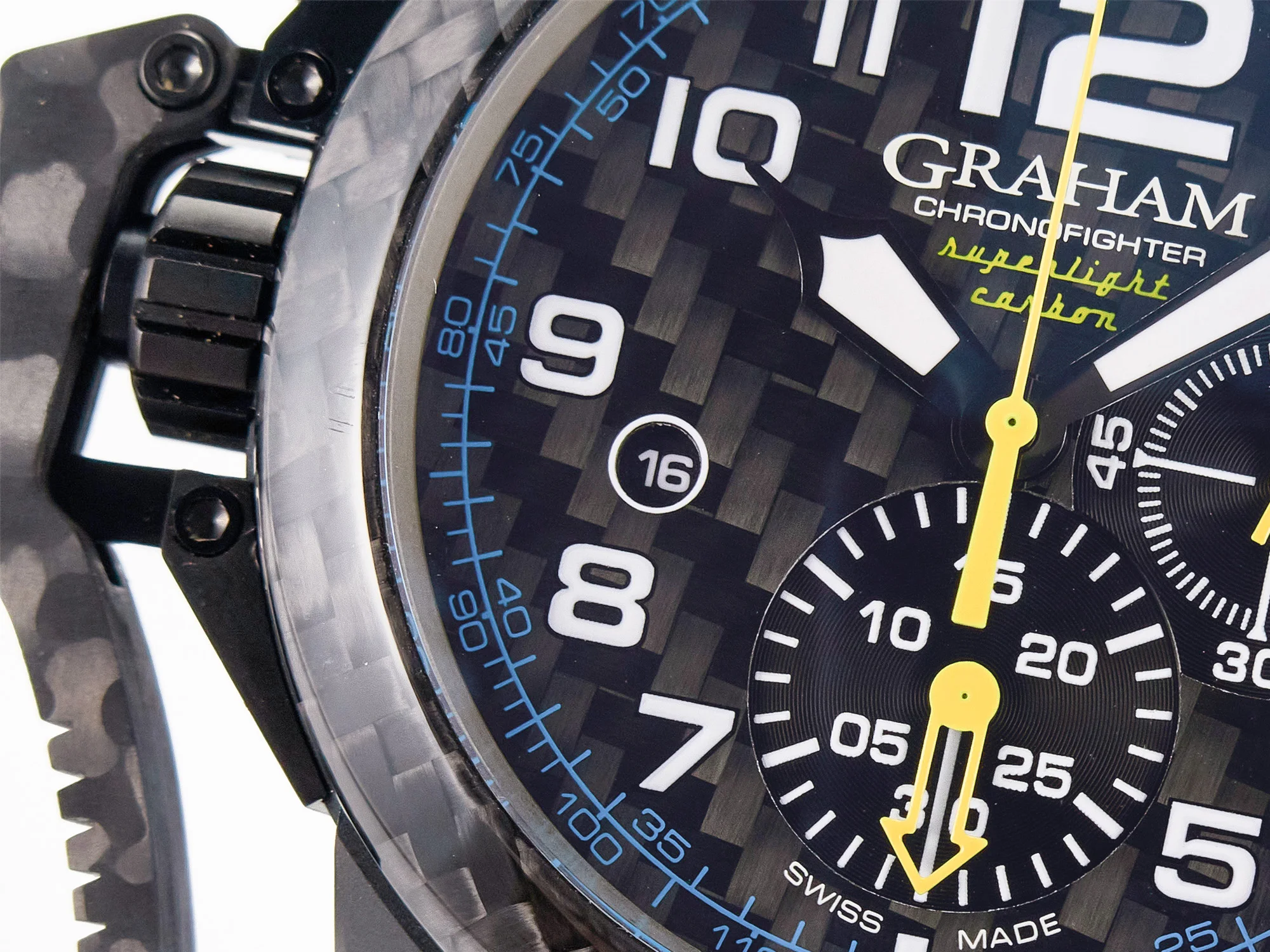 Chronofighter Superlight JKF 1:1 Best Edition on Blue Rubber Strap A7750