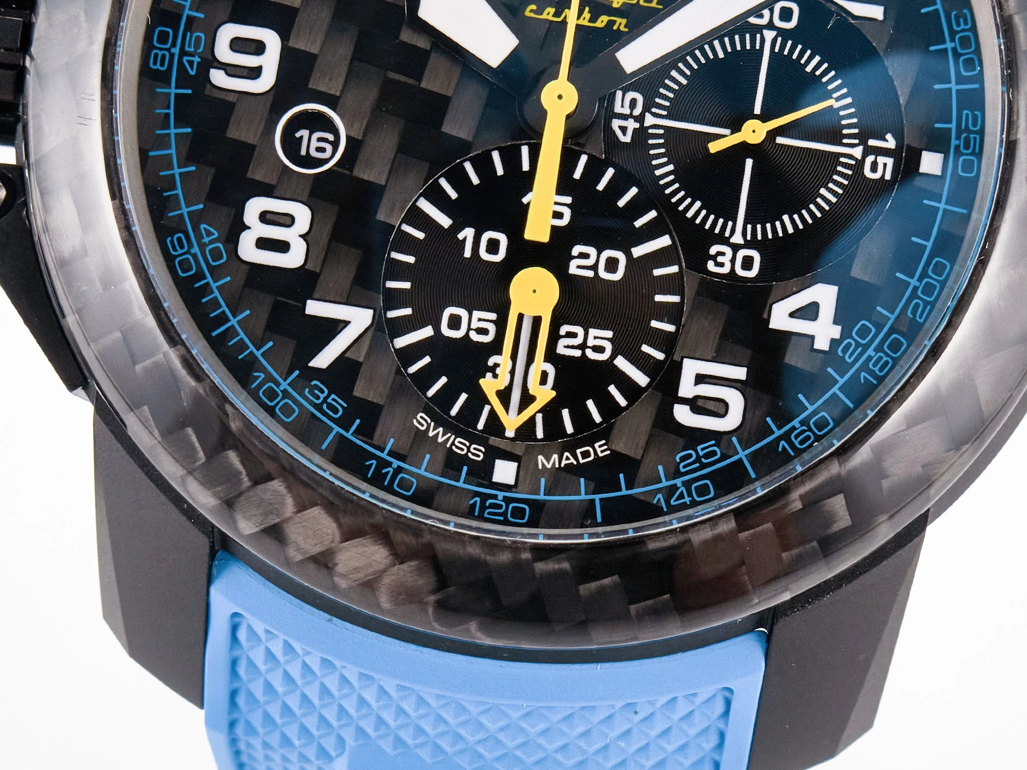 Chronofighter Superlight JKF 1:1 Best Edition on Blue Rubber Strap A7750