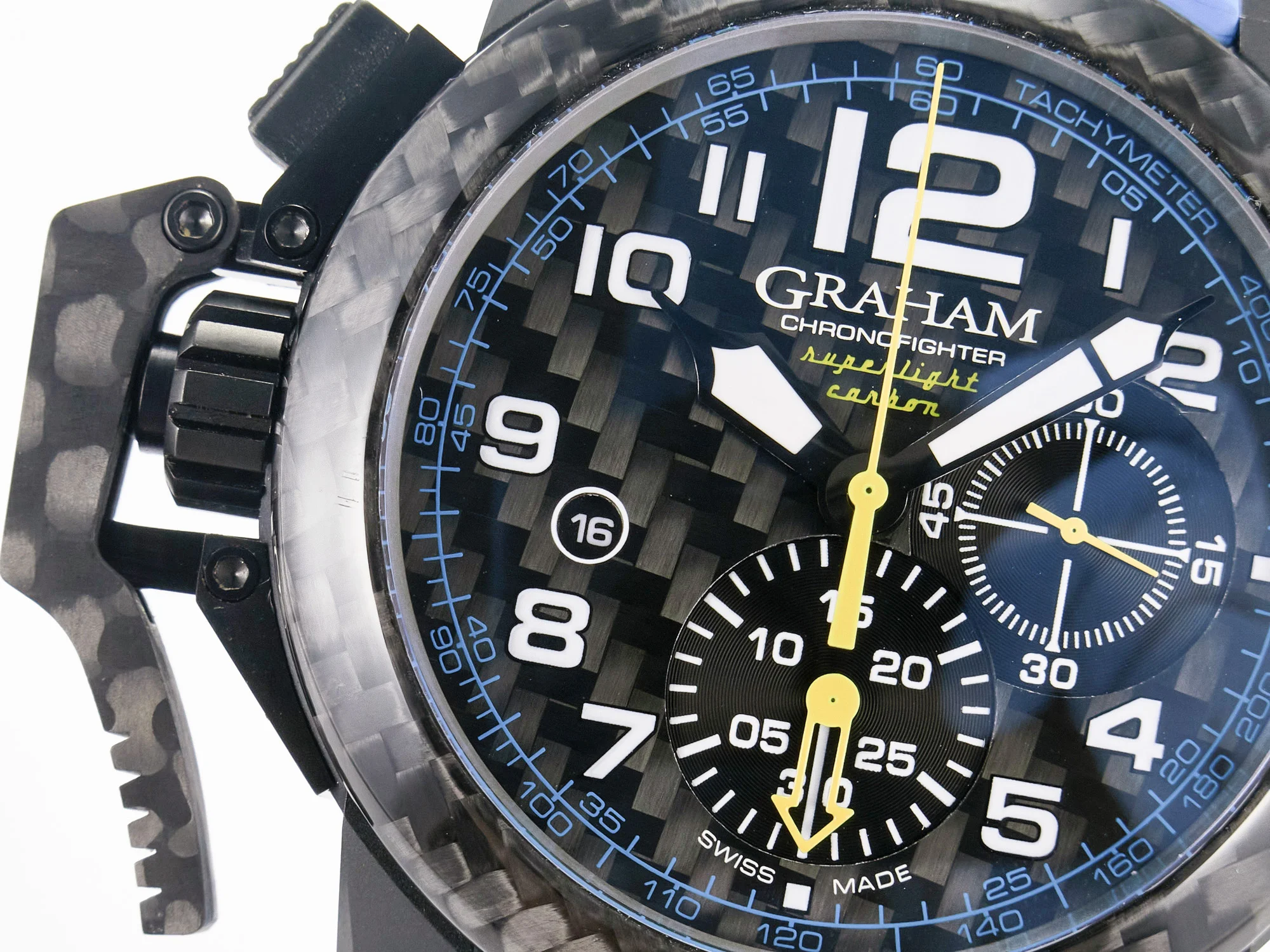 Chronofighter Superlight JKF 1:1 Best Edition on Blue Rubber Strap A7750