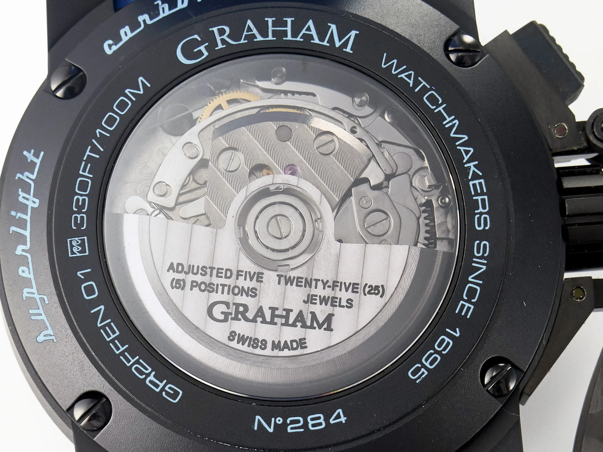 Chronofighter Superlight JKF 1:1 Best Edition on Blue Rubber Strap A7750