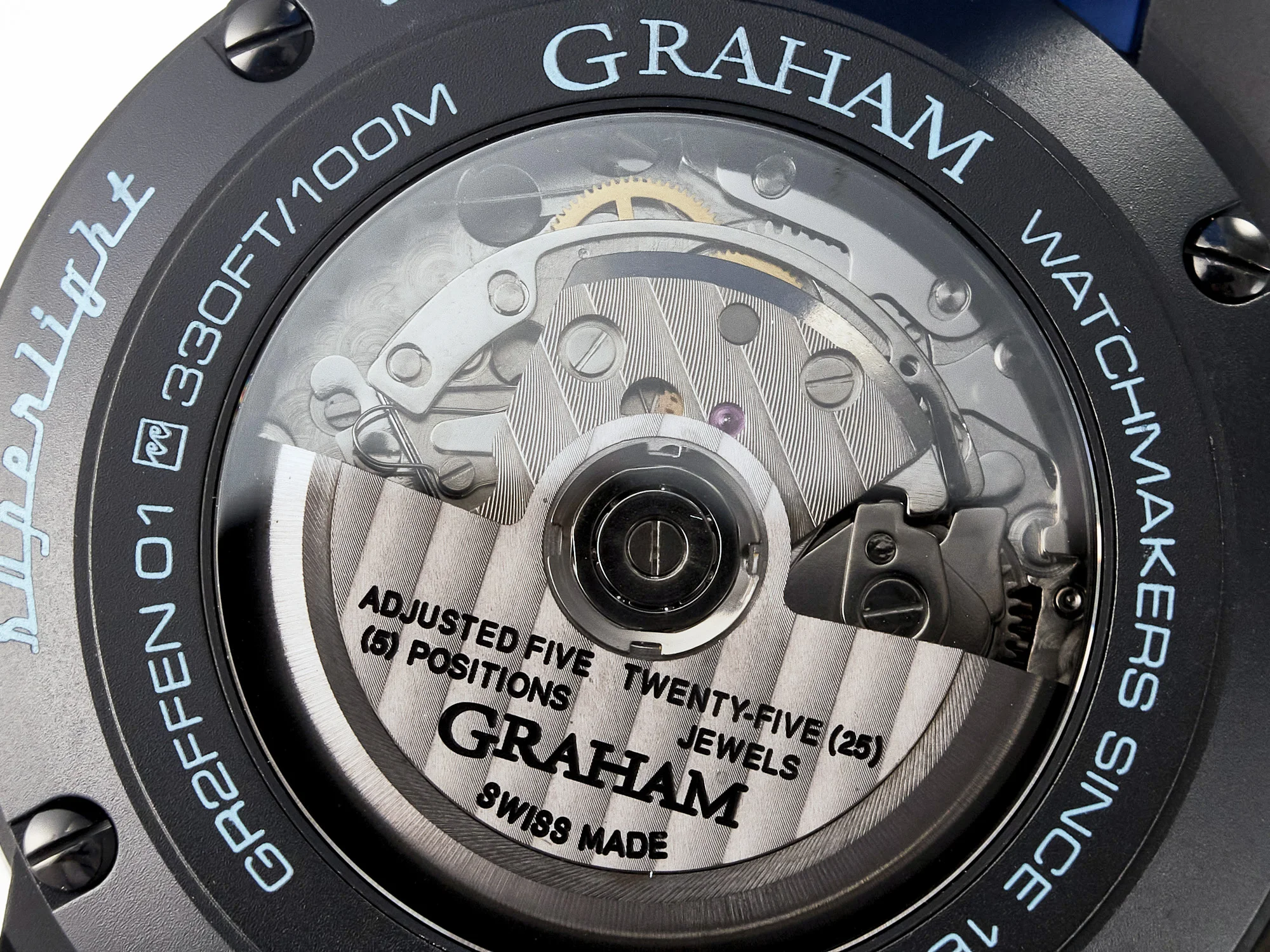 Chronofighter Superlight JKF 1:1 Best Edition on Blue Rubber Strap A7750