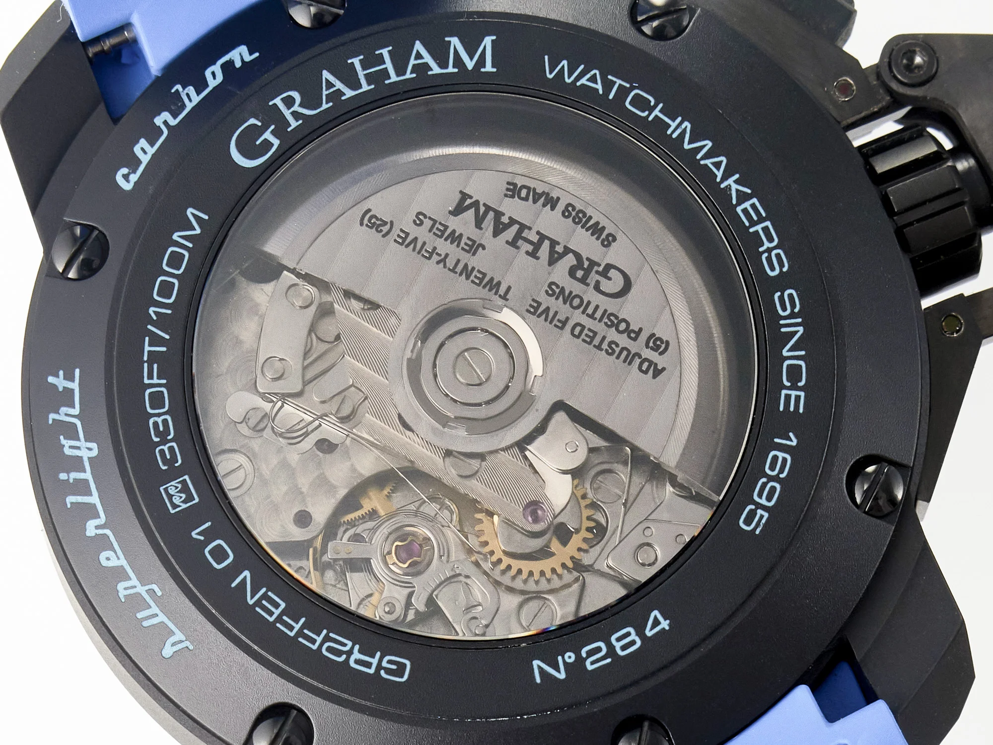 Chronofighter Superlight JKF 1:1 Best Edition on Blue Rubber Strap A7750