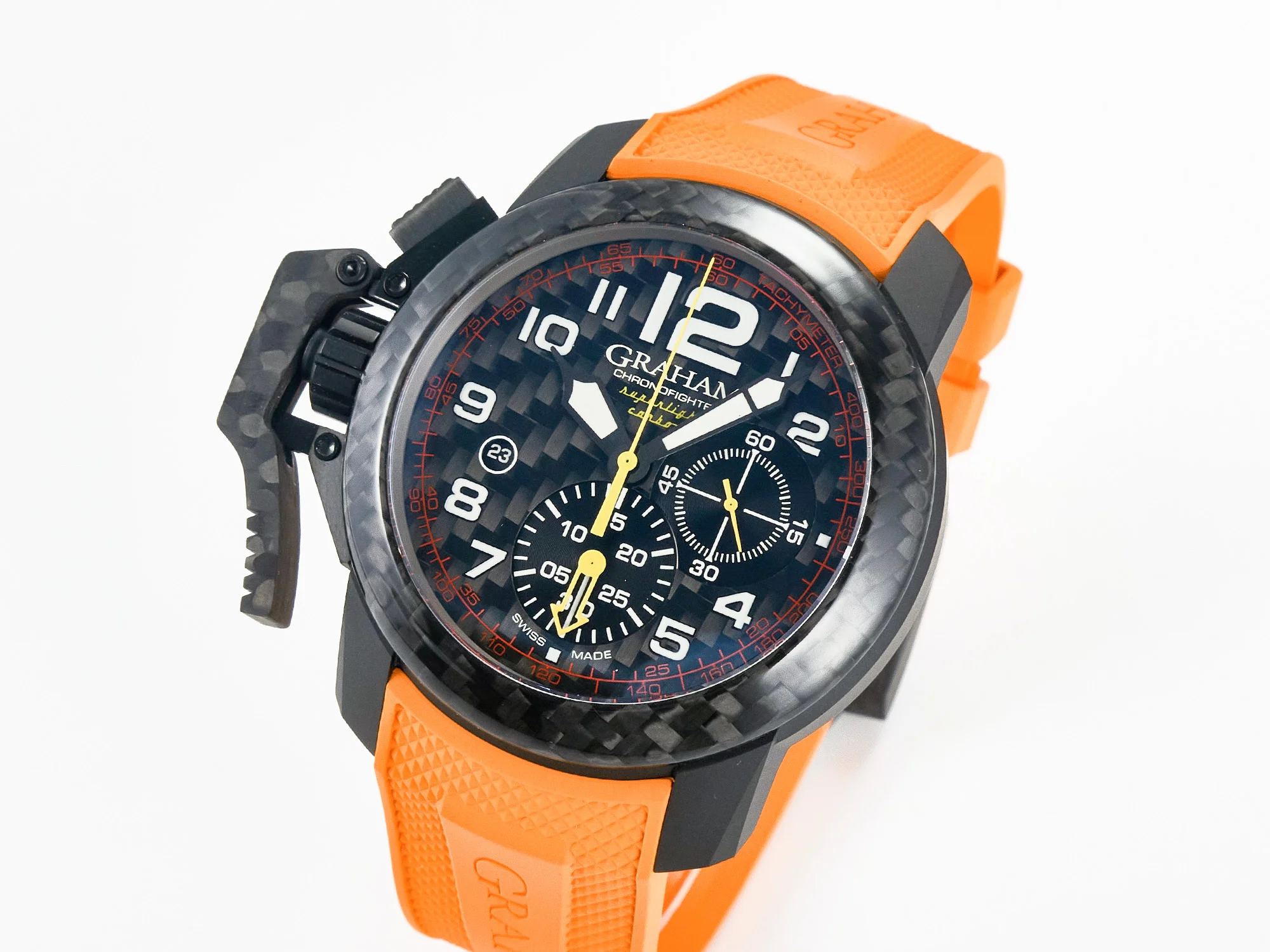 Chronofighter Superlight JKF 1:1 Best Edition on Orange Rubber Strap A7750