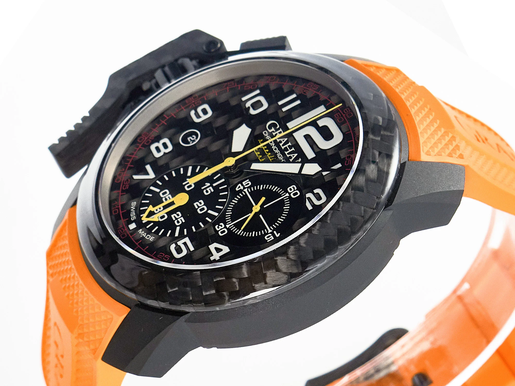 Chronofighter Superlight JKF 1:1 Best Edition on Orange Rubber Strap A7750