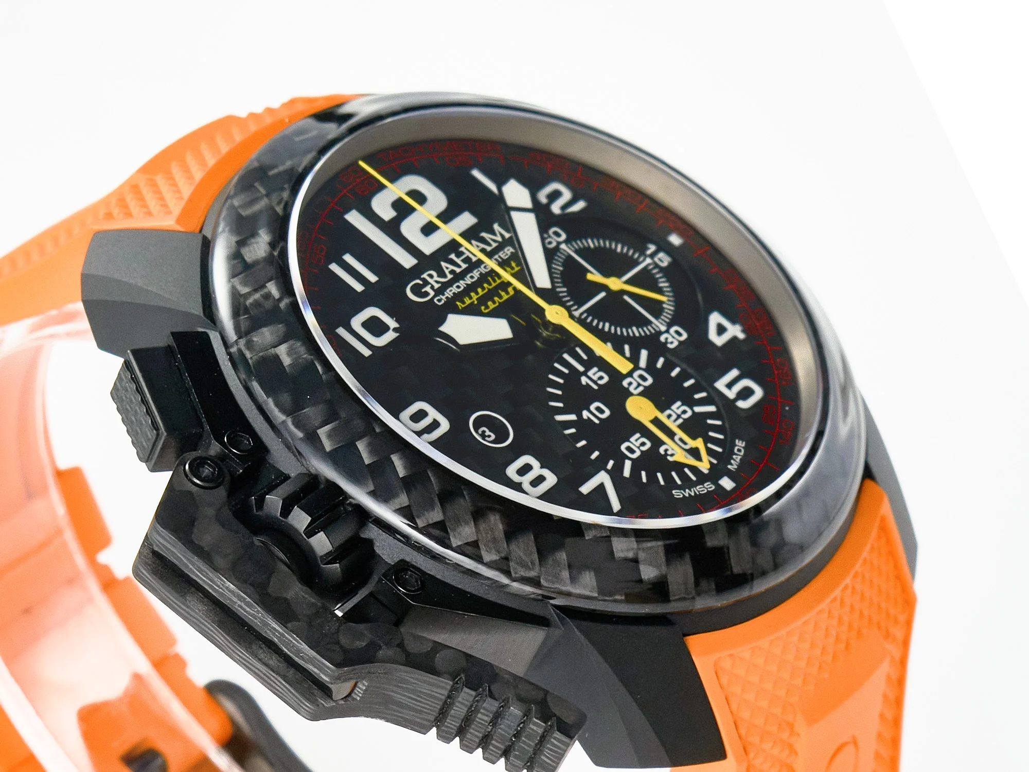 Chronofighter Superlight JKF 1:1 Best Edition on Orange Rubber Strap A7750