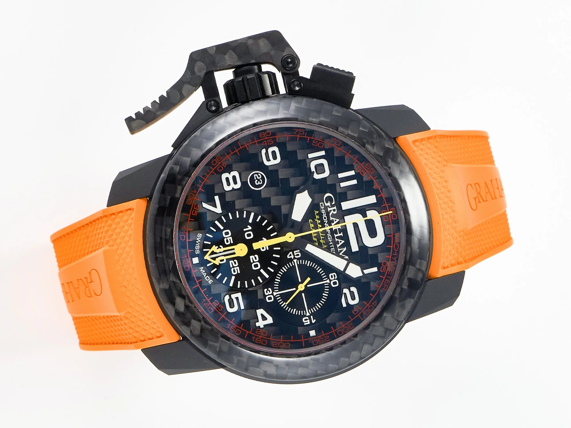 Chronofighter Superlight JKF 1:1 Best Edition on Orange Rubber Strap A7750